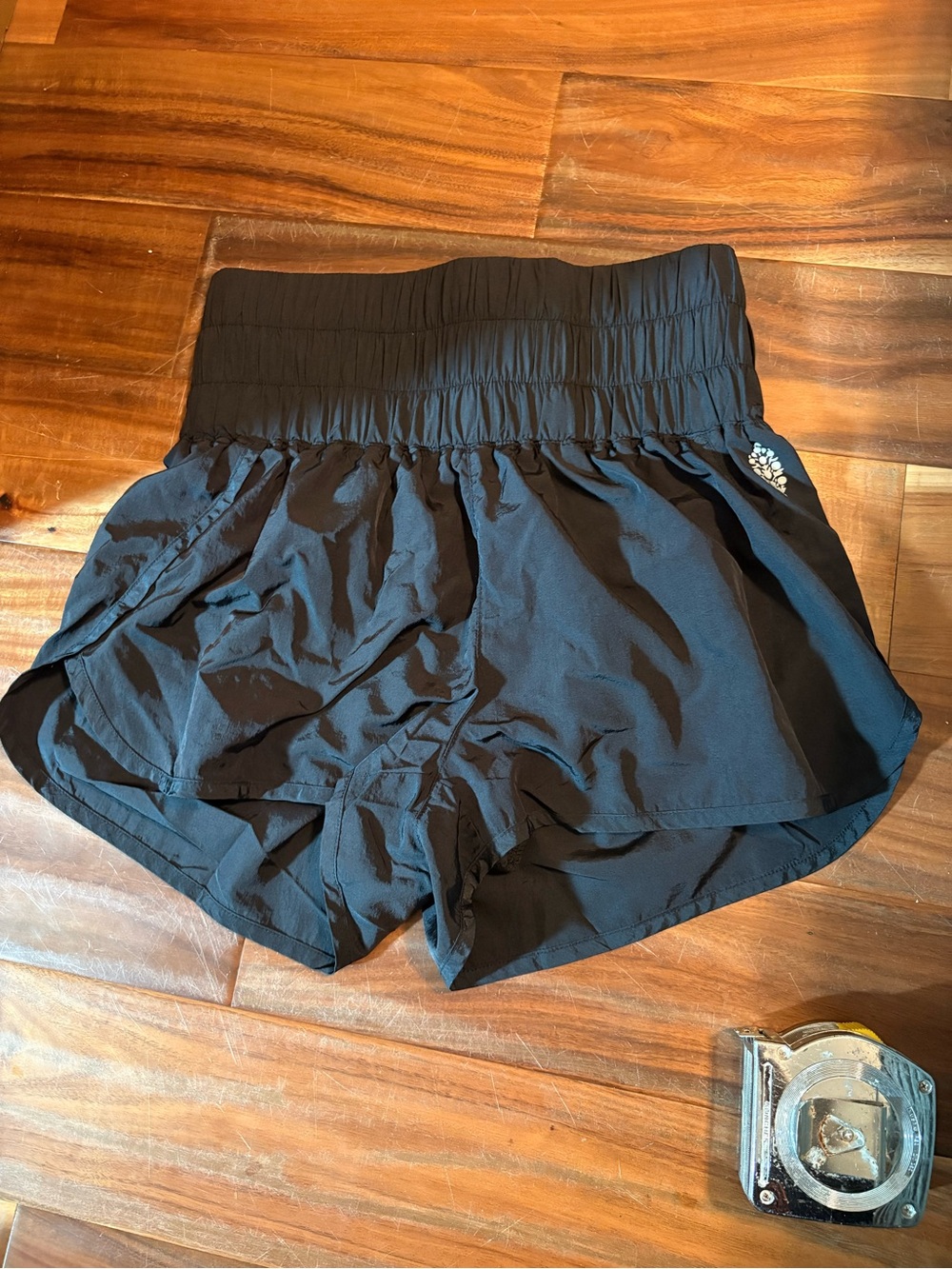 Free People Movement The Way Home Shorts Black Size Medium (1491)